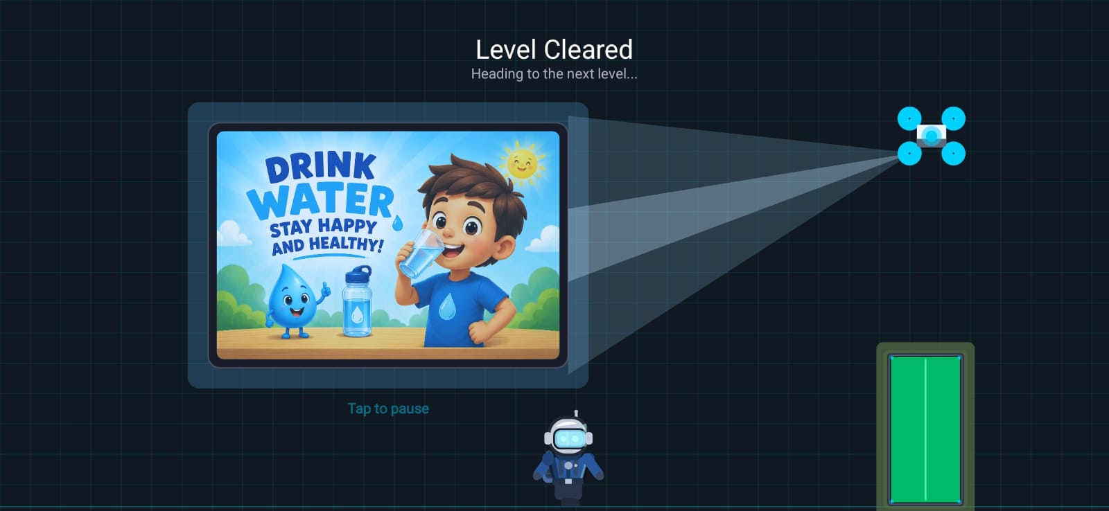 Drone Alert level cleared screen